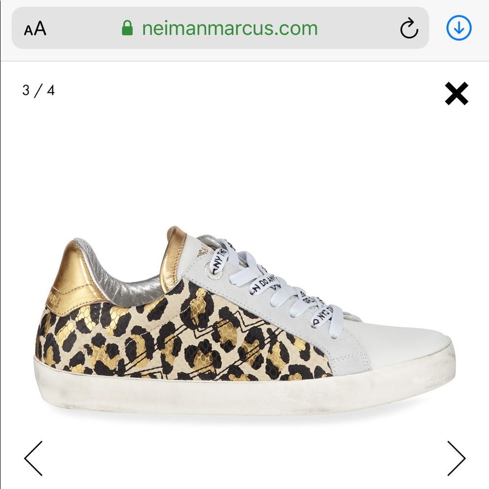 Zadig & Voltaire Leopard Sneakers